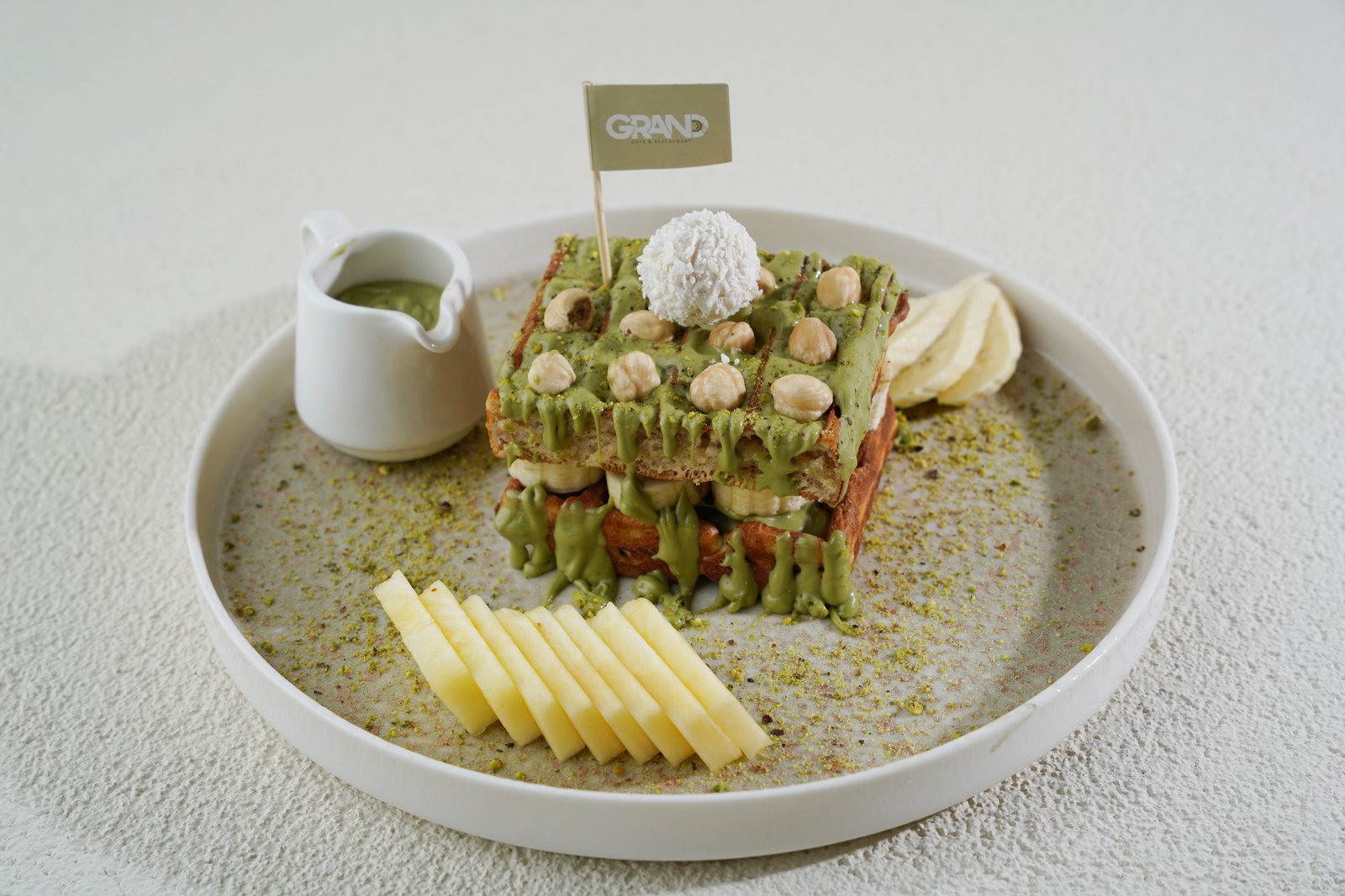 Pistachio Waffle